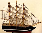 Sepia toned image of seventeenth century naval ship